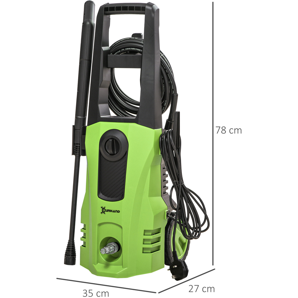 Outsunny 845-866V70GN Green High Pressure Washer 1800W Image 7