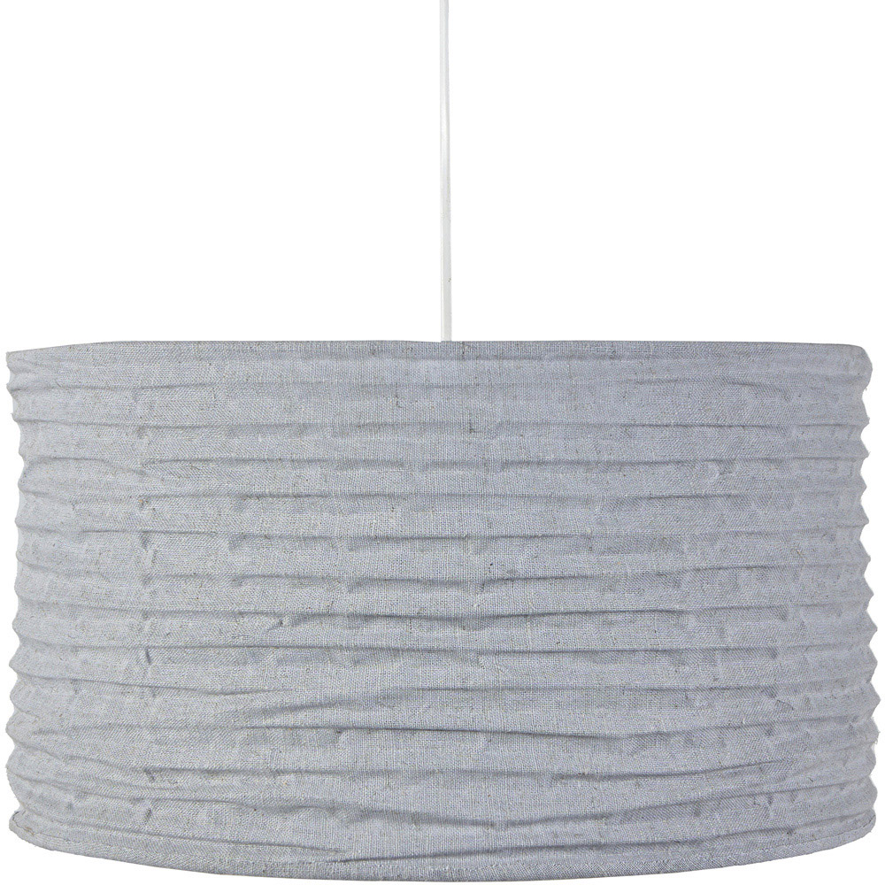 Pacific Lifestyle Patpong Grey Jute Pendant Shade 50cm Image 3
