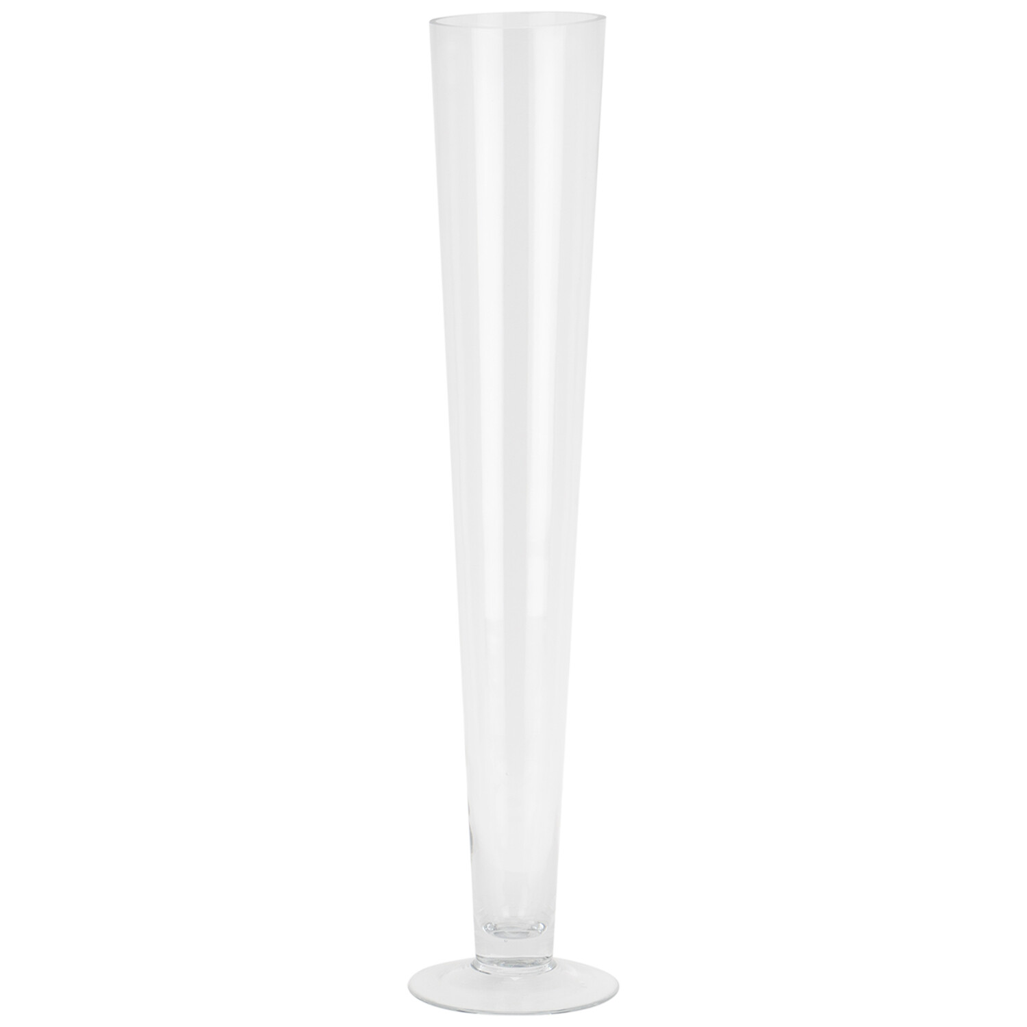 Clear Tall Glass Vase Image