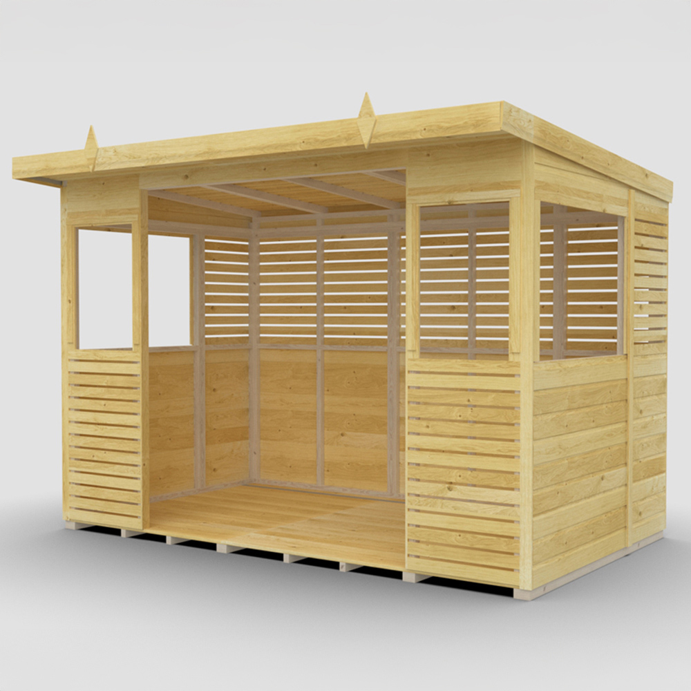 DIY Sheds 10 x 6ft Pressure Treated Tongue and Groove Timber Outdoor Kitchen Shelter Image 3