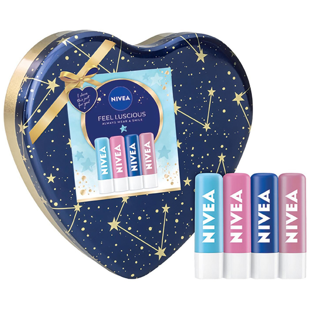 Nivea Feel Luscious Lip Tin - Blue Image 2