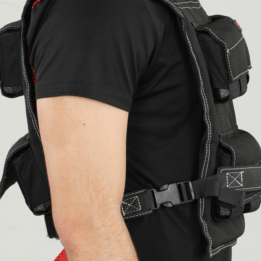 HOMCOM 20kg Adjustable Running Weighted Vest with 20 Metal Weights Image 4