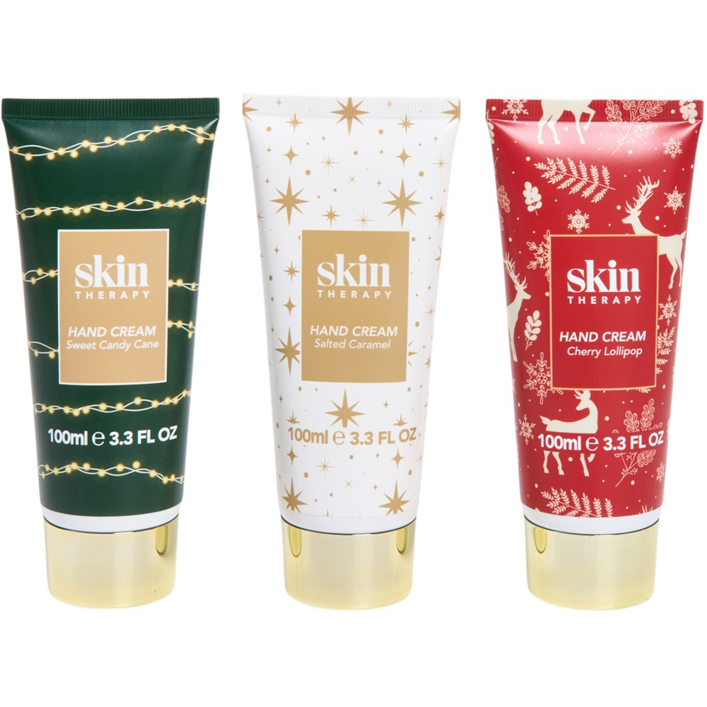 Pack of 3 Skin Therapy Christmas Hand Creams Image 1