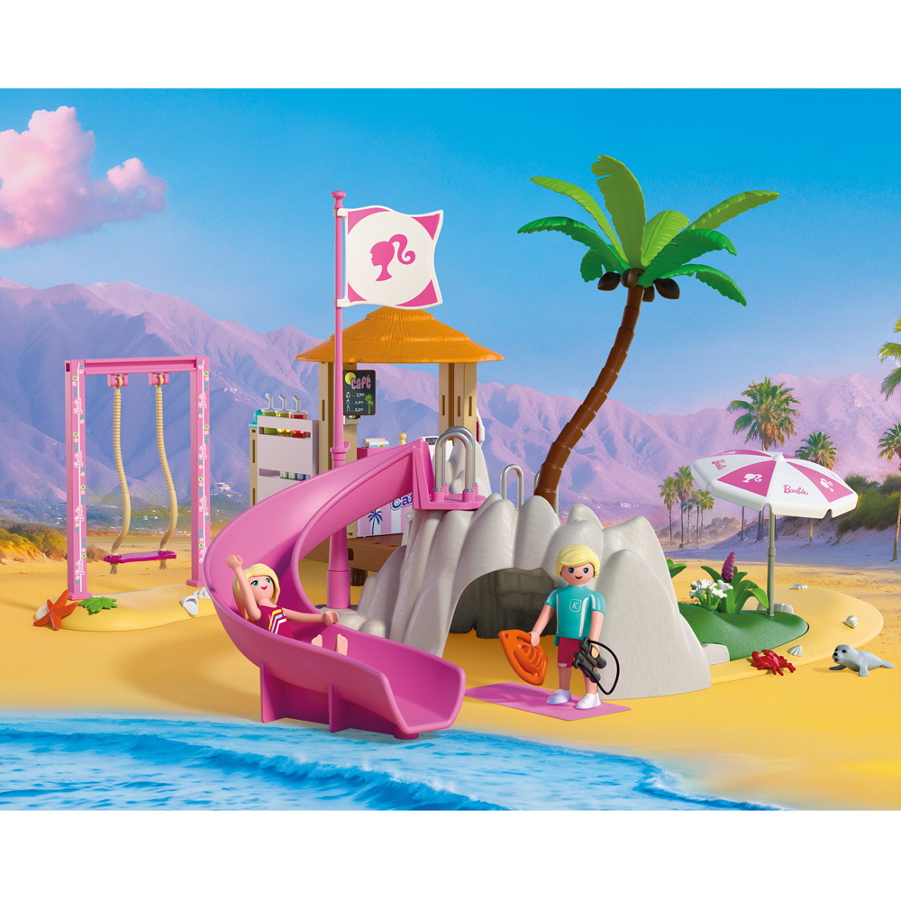 Playmobil Barbie Beach Cafe Play Set 136 Piece Image 5