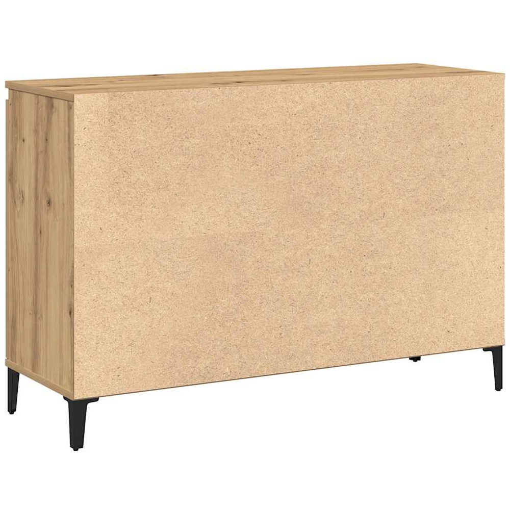 vidaXL 2 Door 2 Drawer Artisan Oak Sideboard Image 6