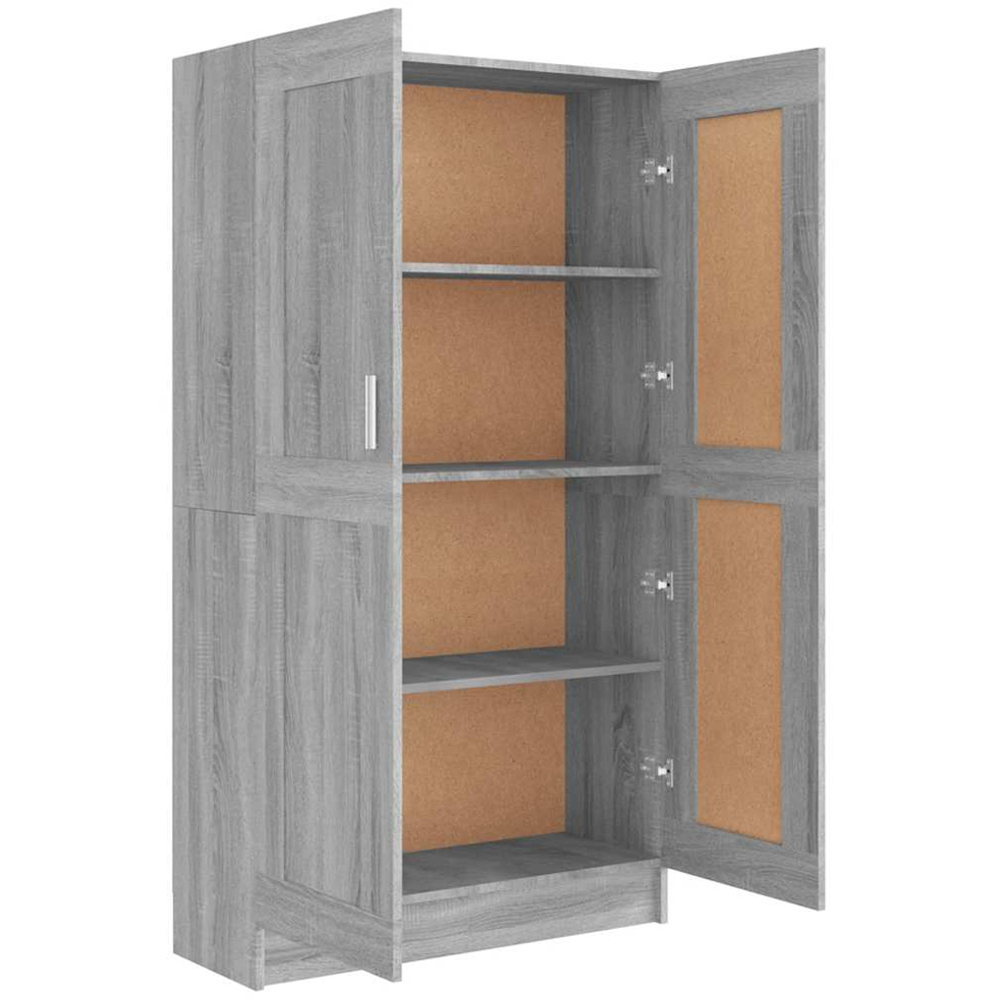 vidaXL 2 Door Grey Sonoma Oak Cabinet Image 3