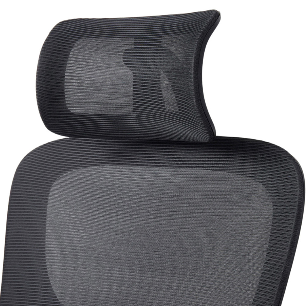 Living and Home Black Mesh Swivel and Adjustable Office Chair Image 5