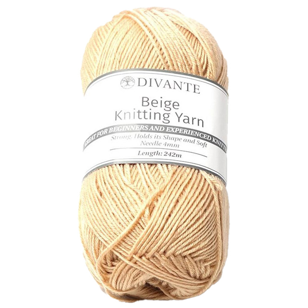 Divante Basic Knitting Yarn - Beige Image