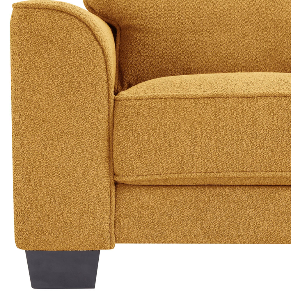 Home Detail Jada 2 Seater Mustard Boucle Sofa Image 7