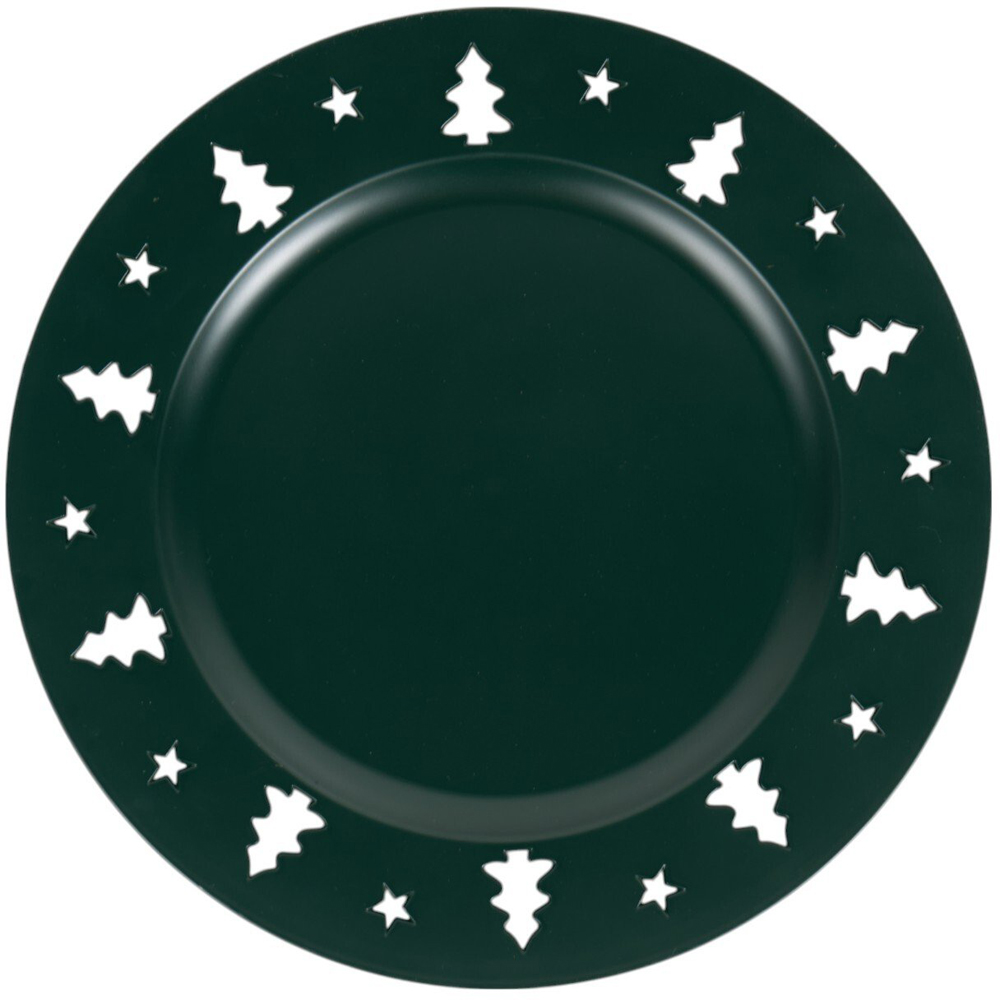 Christmas Tree Charger Plate Image 5
