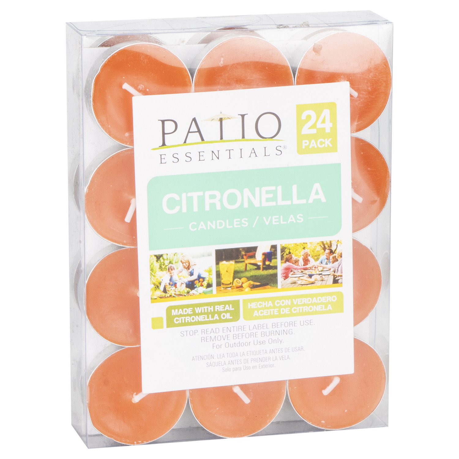 Pack of 24 Citronella Tea Lights Image 2