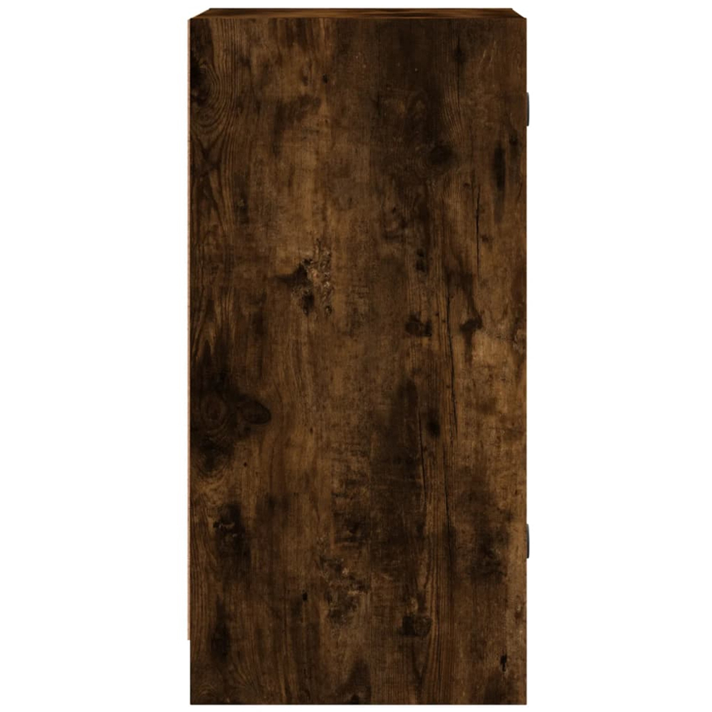 vidaXL Single Door Smoked Oak Side Cabinet Image 6