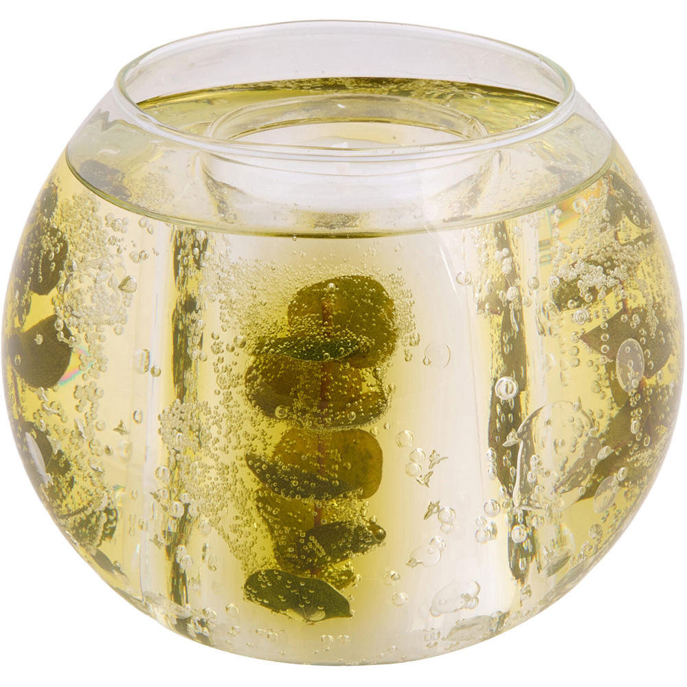 Eucalyptus Inclusion Glass Candle Image 4