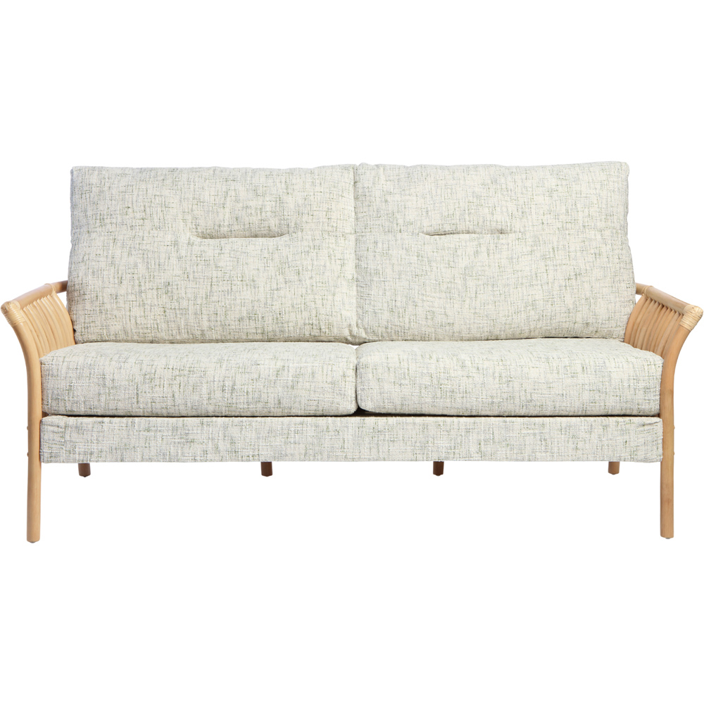 Desser Solo 3 Seater Natural Rattan Apple Crumble Sofa Image 3