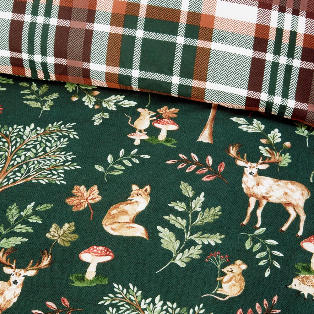 Kingswood Duvet Set Green Single Image 4