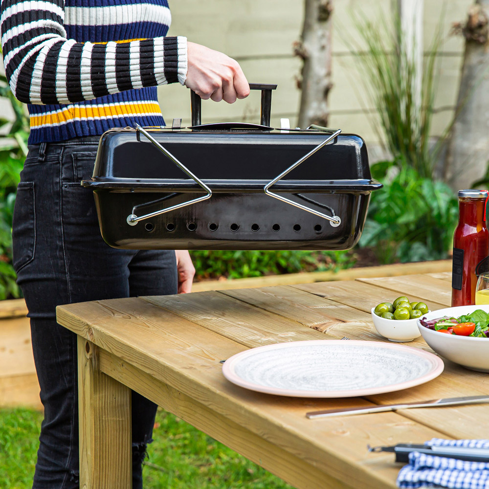 George Foreman Portable Charcoal BBQ Image 5