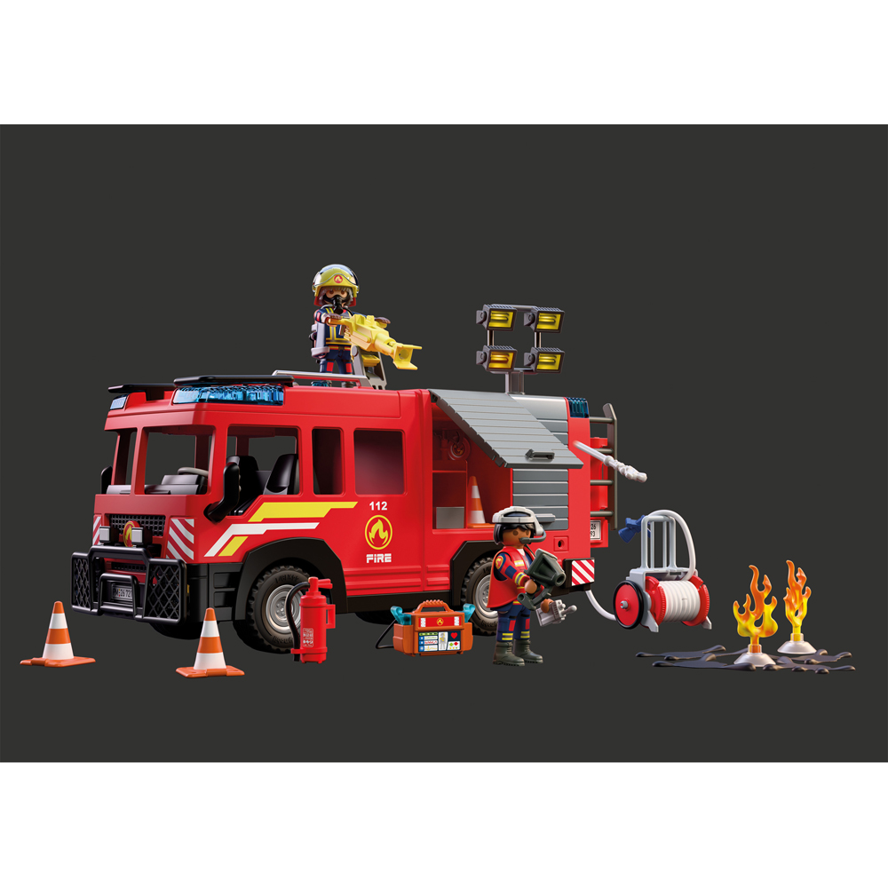 Playmobil Fire Rescue Truck Play Set 126 Piece Image 4