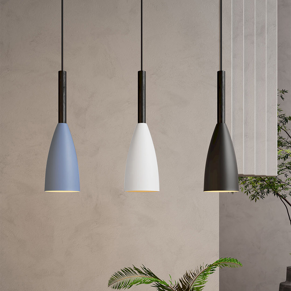 Living and Home 3 Light Iron E27 Pendant Light Image 2