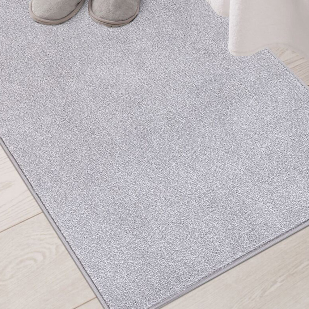 Seattle Washable Rug - Silver / 160cm Image 4