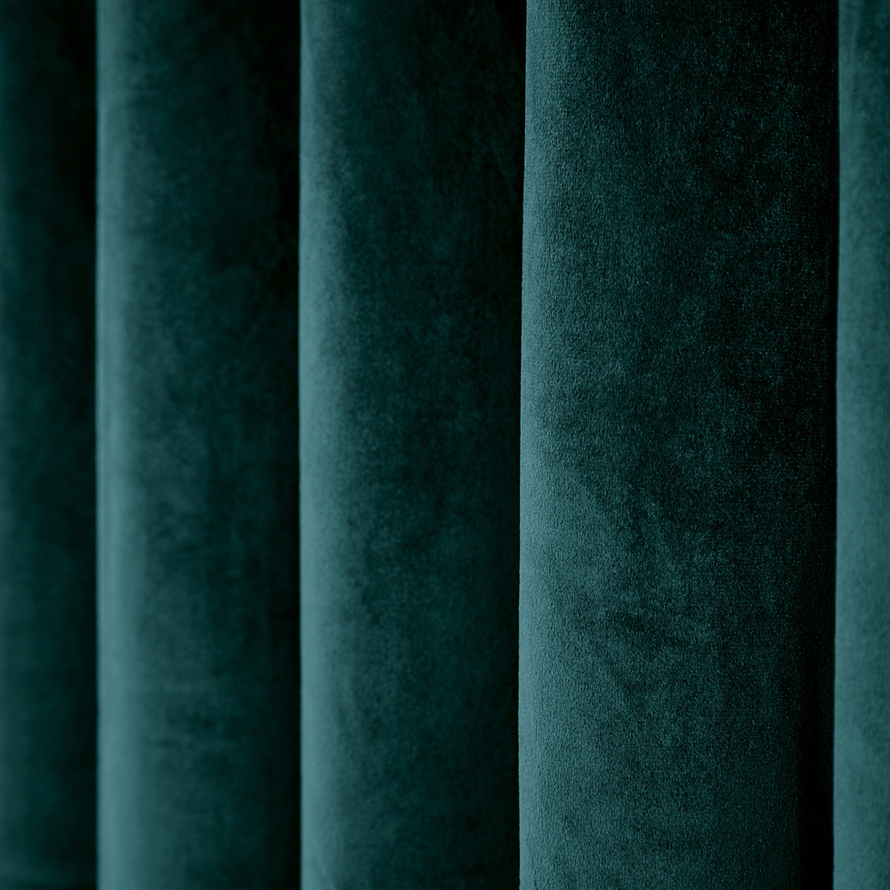 Helena Springfield Escala Lined Teal Curtains 229 x 229cm Image 2