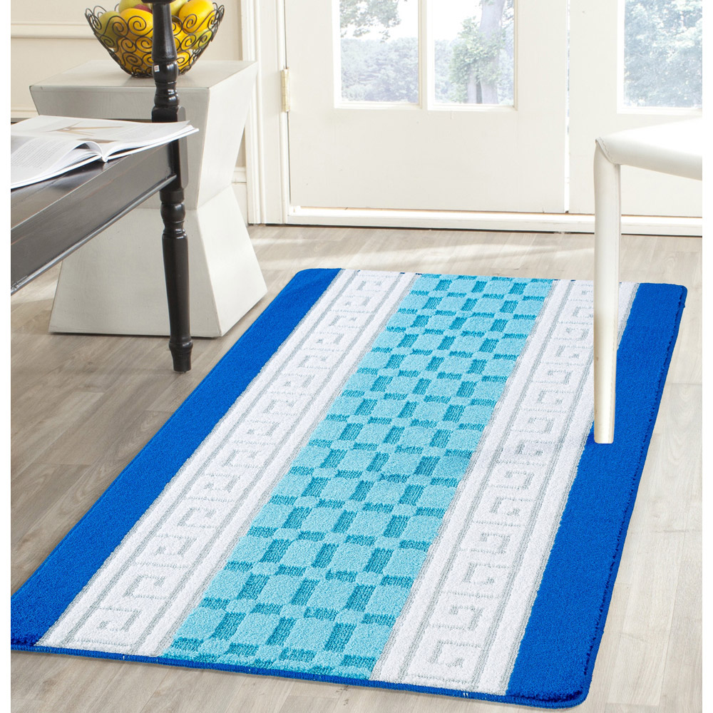Smart Living Blue Gel Back Non-Slip Mat 60 x 220cm Image 2