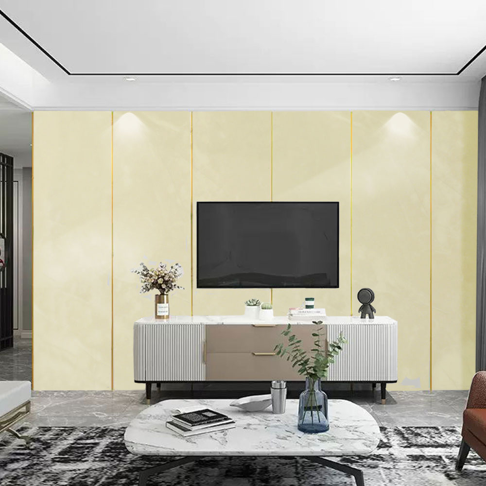 Living and Home Off White Marble Waterproof Wall Tile Sticker 60 x 30cm 10 Pack Image 7