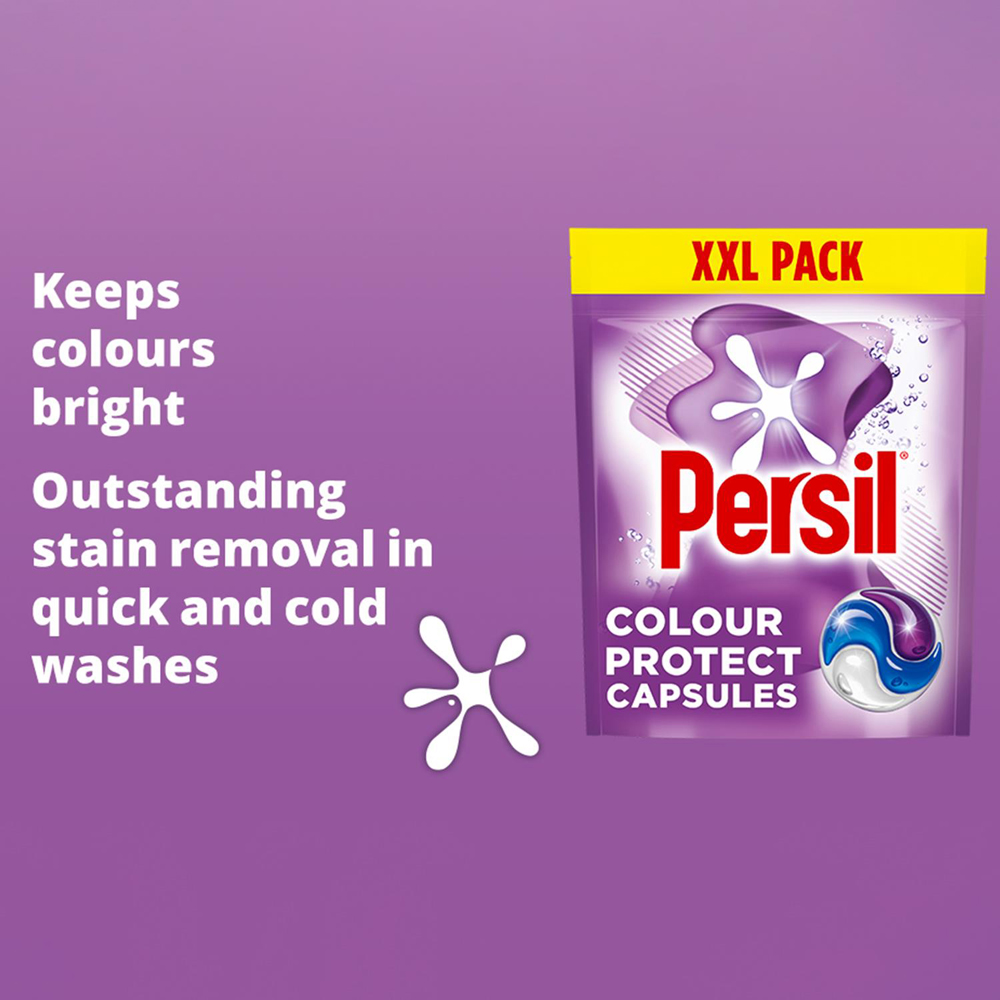 Persil Colour Protect 3 in 1 Washing Capsules 48 Washes 1.012kg 5 Pack Image 8