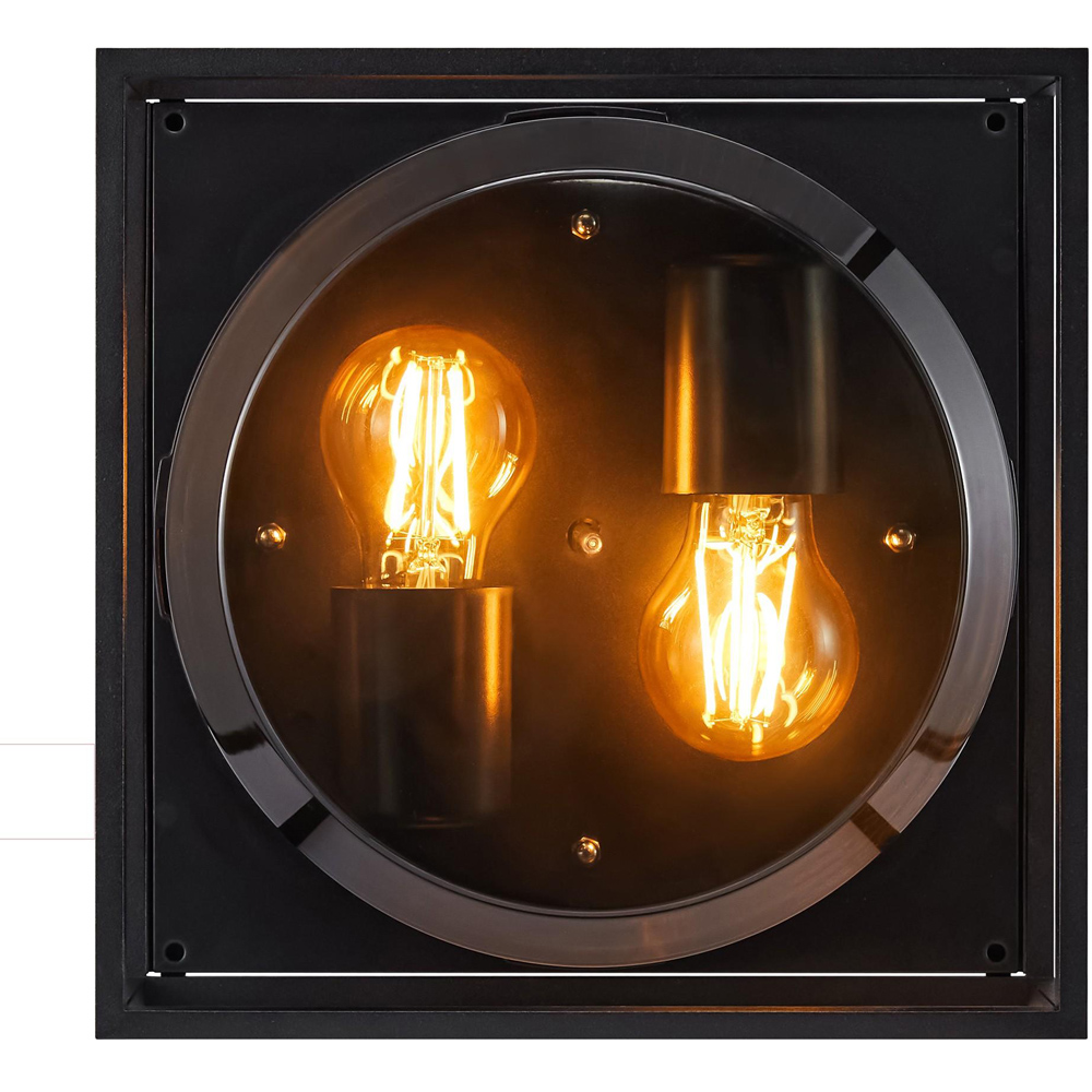 Nordlux Griffin Smoked Ceiling Light Image 3