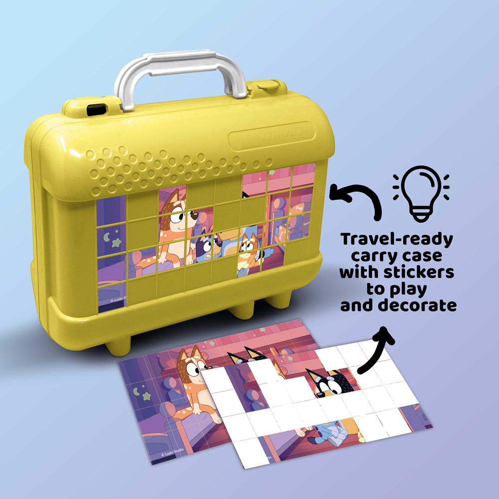 Multiprint Bluey Kids Travel Colouring and Stamp Set Image 4