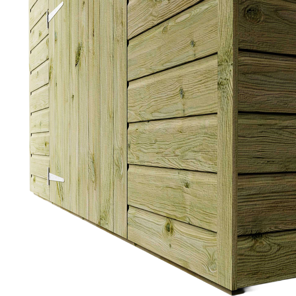Mercia 8 x 6ft Shiplap Apex Security Shed Image 6
