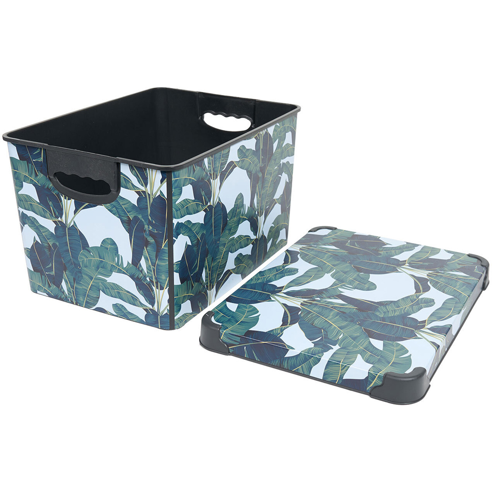Leaves Printed Storage Box Image 4