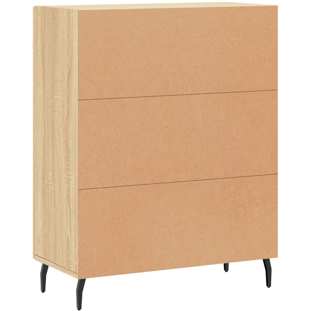 vidaXL 2 Door Sonoma Oak Sideboard Image 8