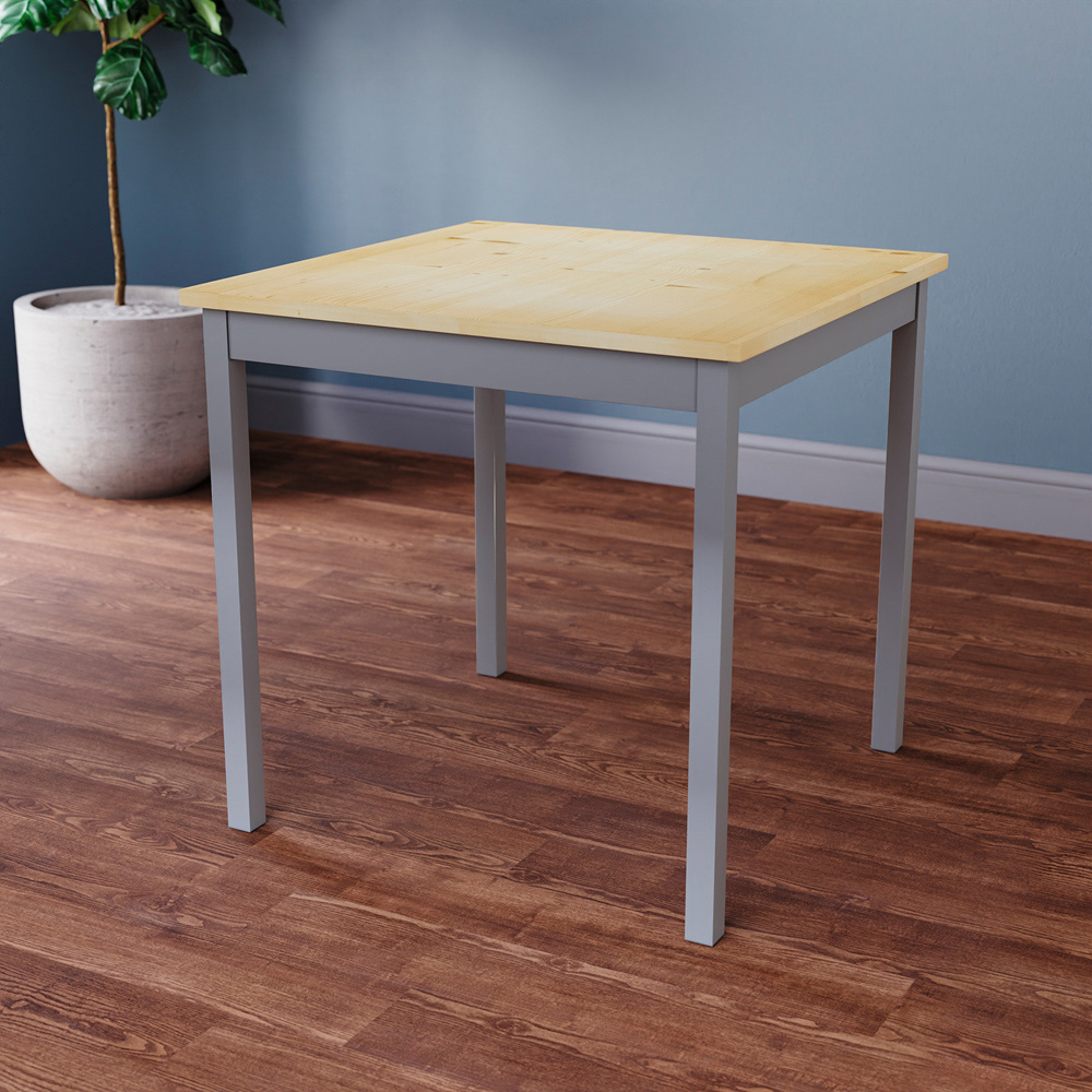 Vida Designs Yorkshire 2 Seater Dining Set Grey and Pine Image 6