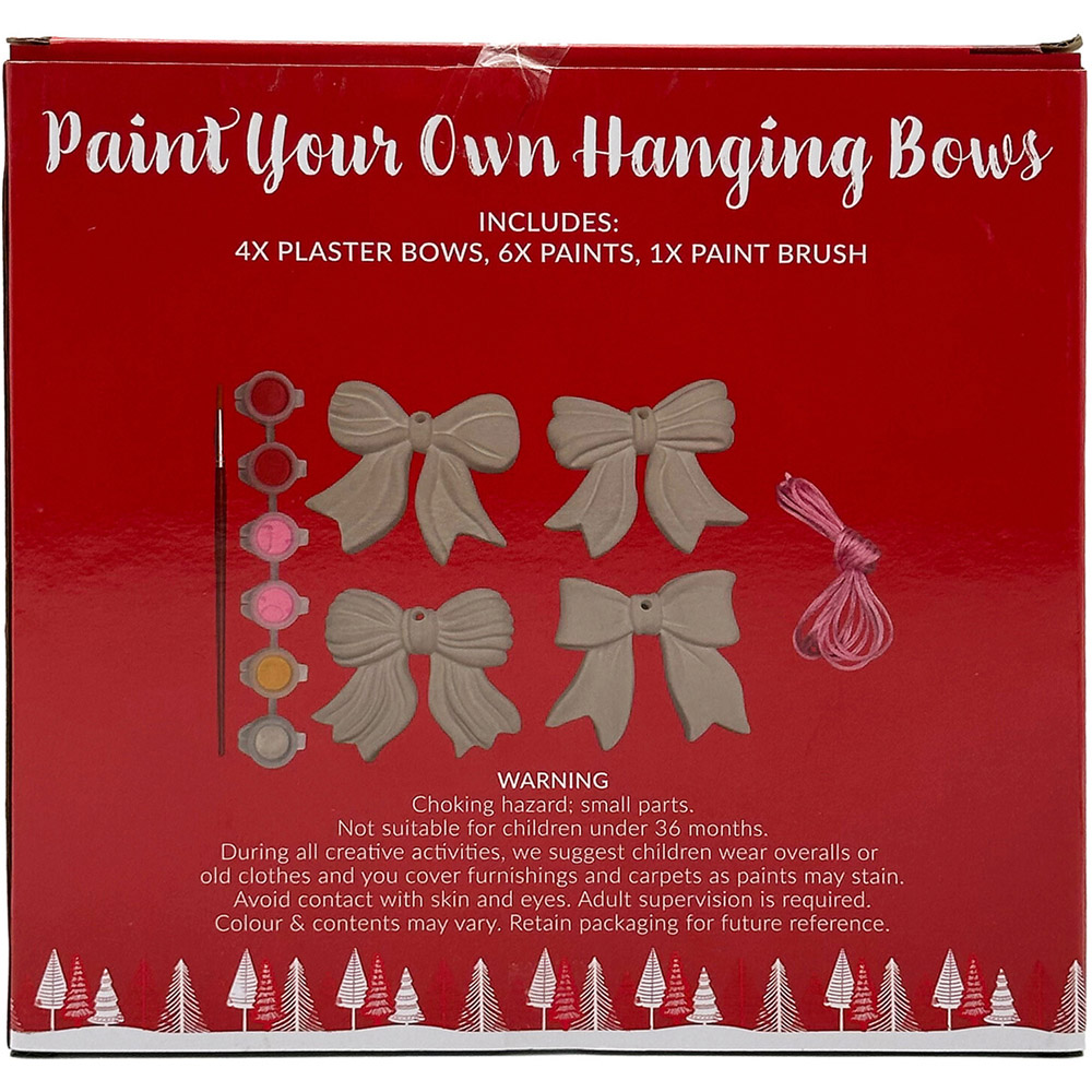 Paint Your Own Hanging Bows Kit Image 2