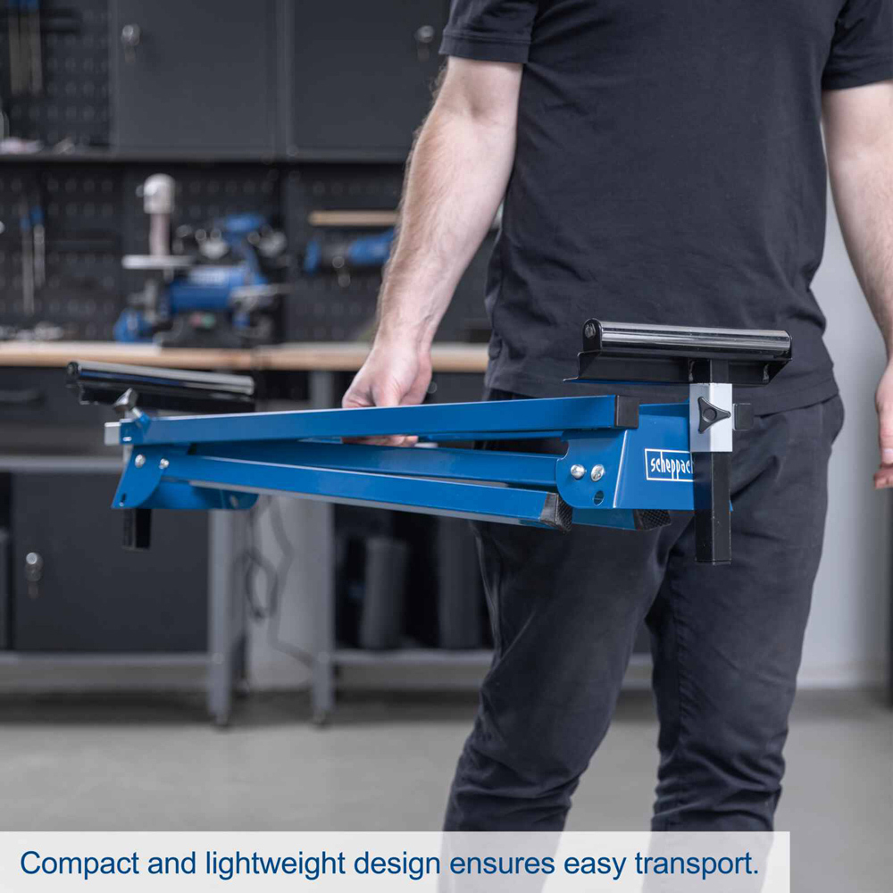 Scheppach UMF1550 150kg Load Universal Mitre Saw Stand with 1.95m Support Width Image 4