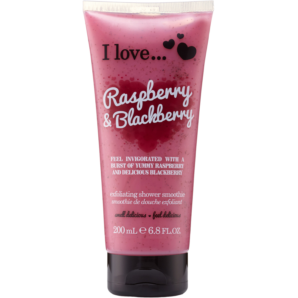 I Love Exfoliating Shower Smoothie Raspberry and Blackberry Image