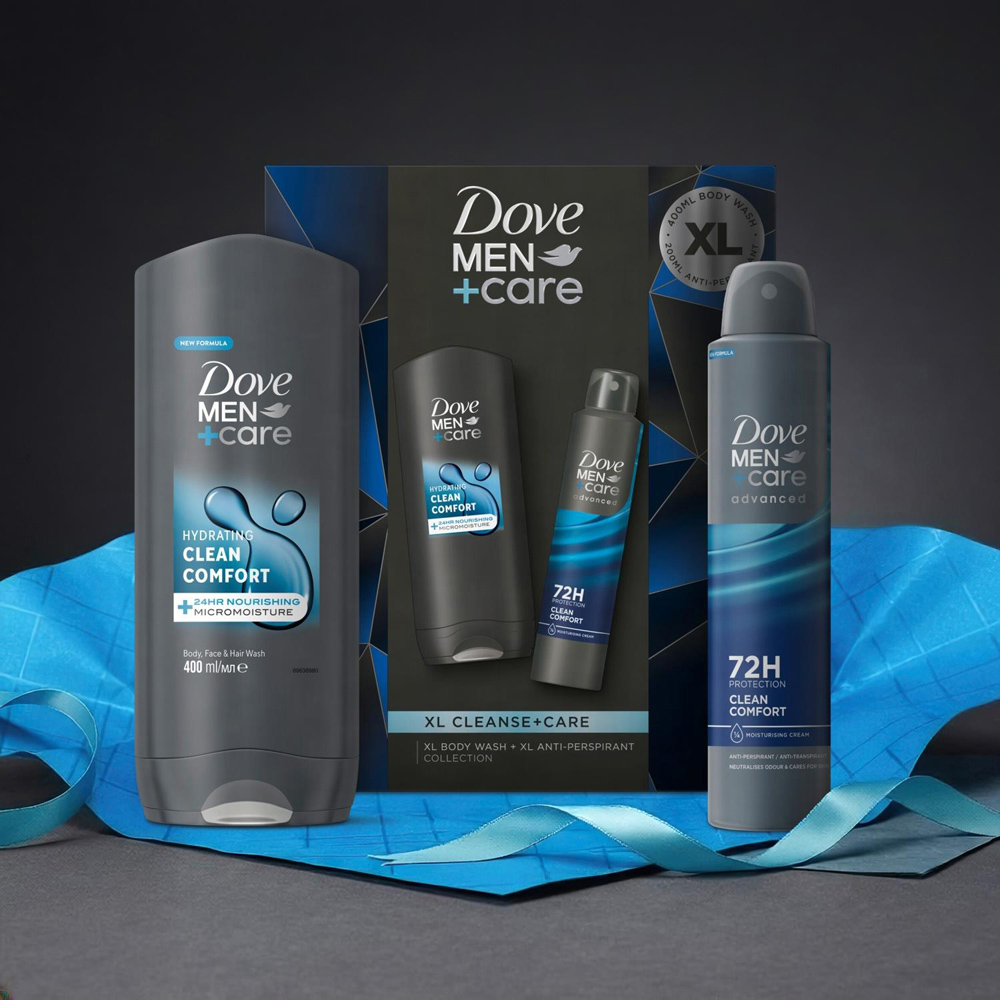 Dove Men+Care Cleanse+Care XL Duo Gift Set 4 Pack Image 6