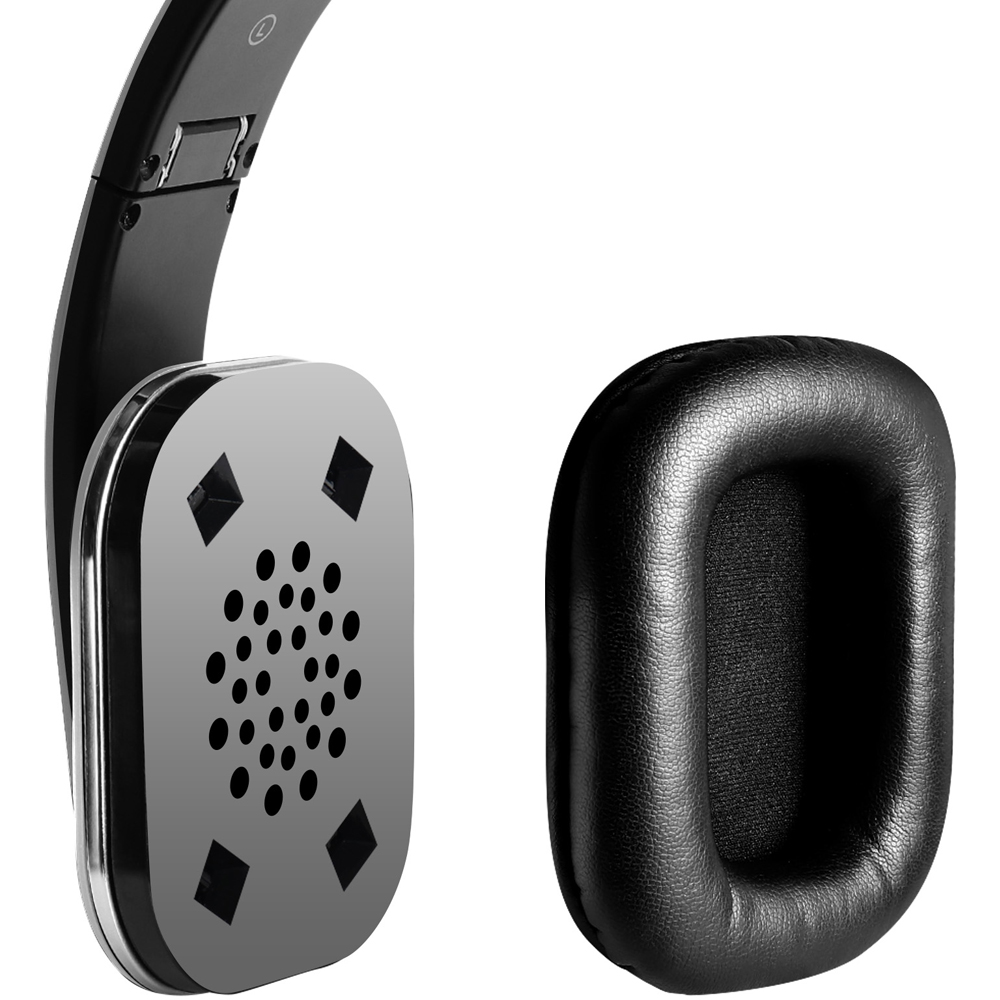 August EP650S Silver Wireless Low Latency NFC Bluetooth Headphones with Mic Image 3