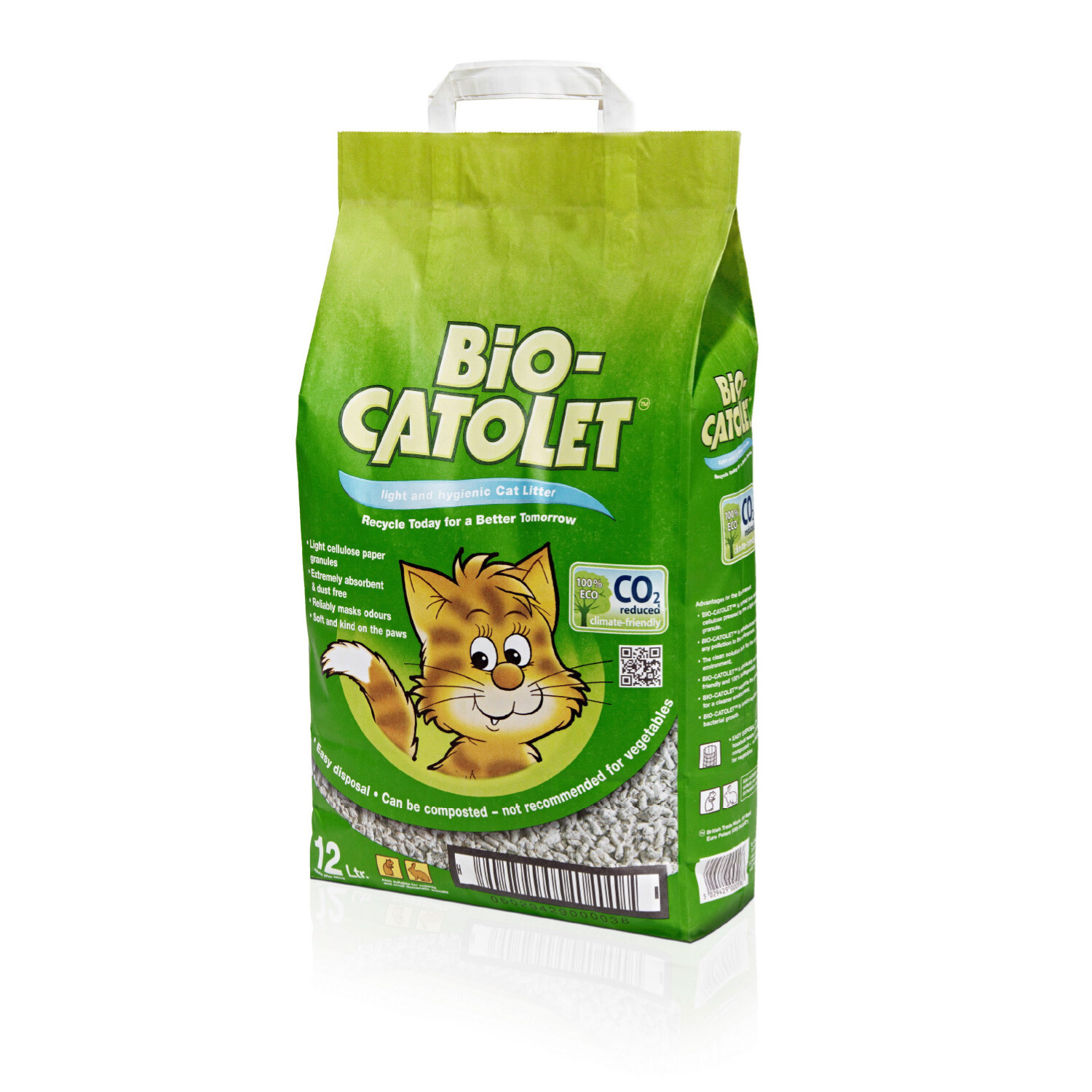 Biocatolet Recycled Paper Cat Litter 12L Image 1