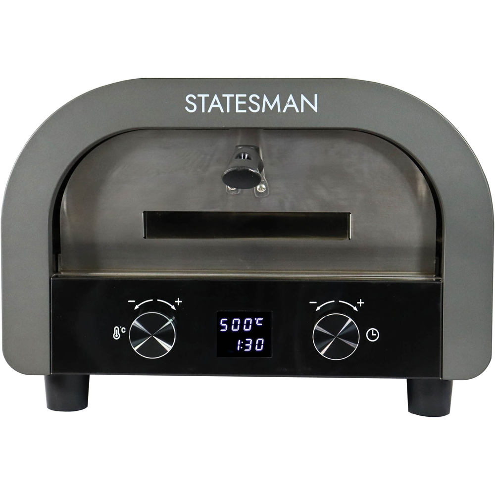 Statesman SKPO0E13B Silver 13 inch Electric Pizza Oven Image 9