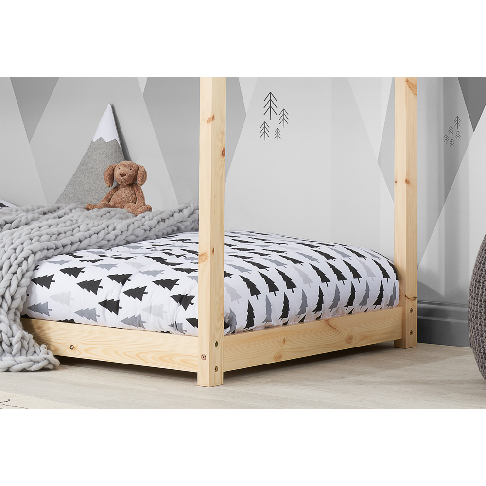 House Single Pine Bed Frame Image 3