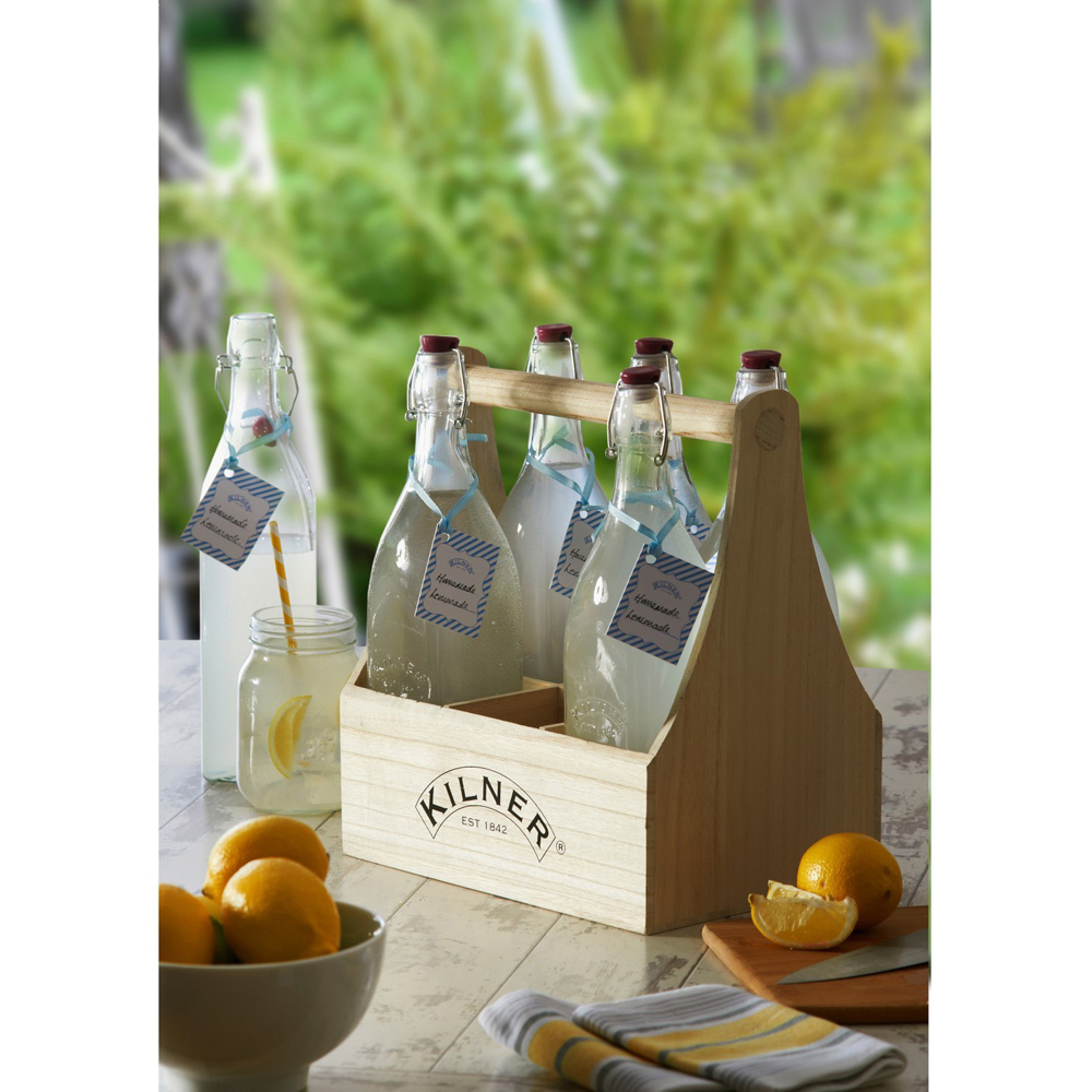 Kilner Large Clip Top Preserve Bottle 1L Image 3