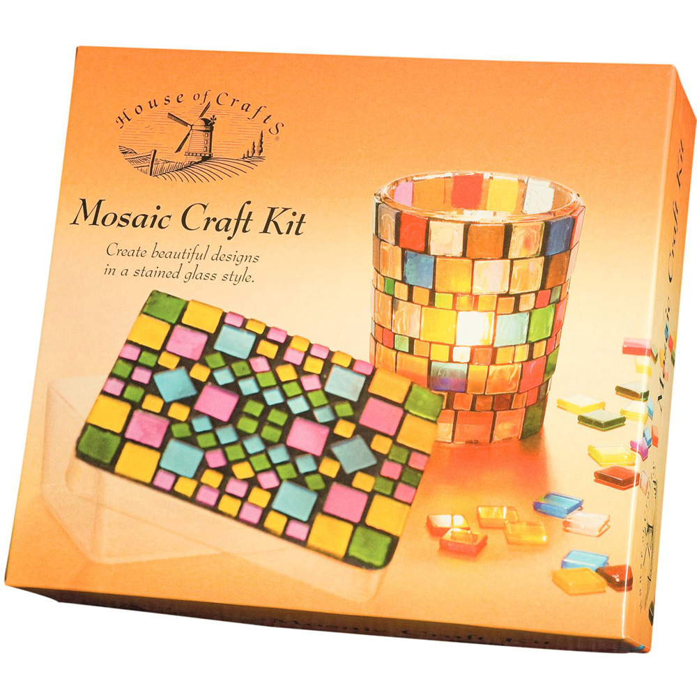 House of Crafts Multicoloured Mosaic Craft Kit Image 1
