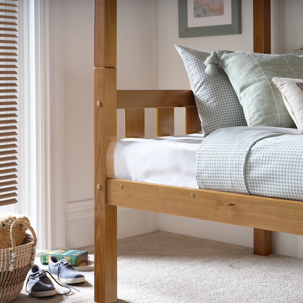 Bedmaster Icon Pine Wooden Bunk Bed with Orthopaedic Mattresses Image 4