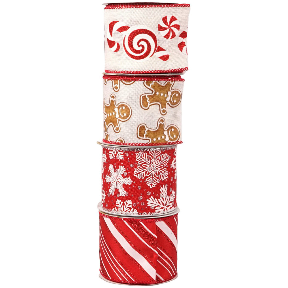 Red and White Ribbon - Red Image 1