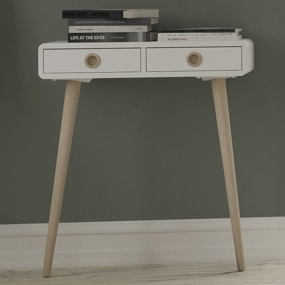 Florence Softline Off White Low Hall Table Image 1