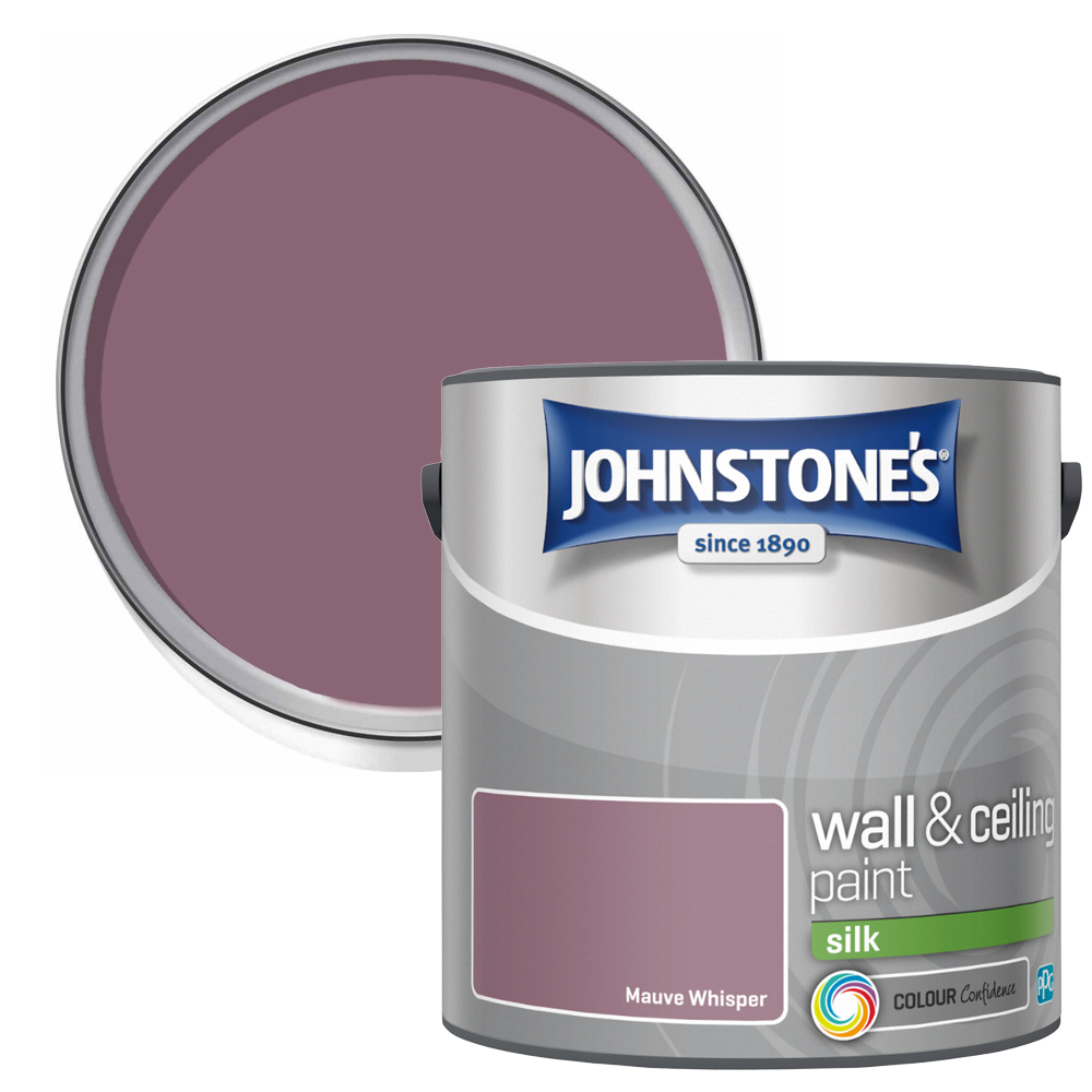 Johnstones Silk Emulsion Paint - Mauve Whisper Image 1