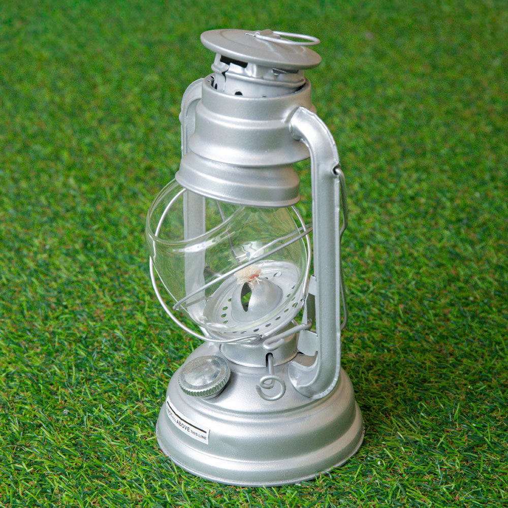 Samuel Alexander Silver Paraffin Hurricane Lantern 25cm Image 4
