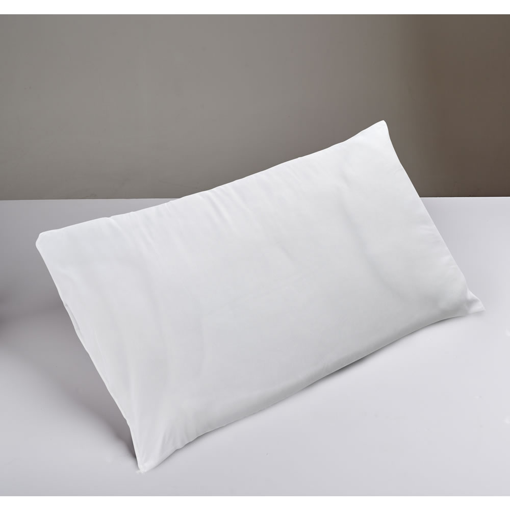 Wilko Washable Supersoft Firm Pillows 2 Pack Image 1