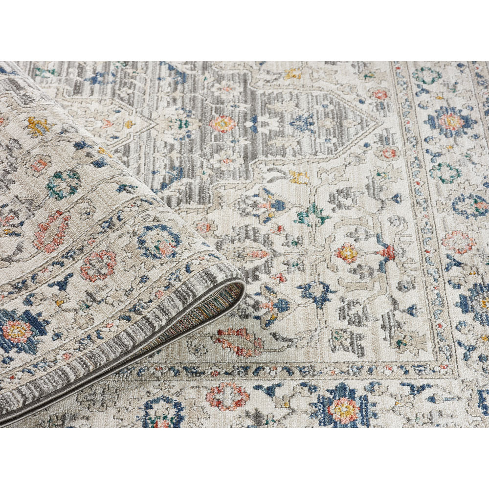 Portland Urco Clara Nuevo Grey Textured Rug 120 x 170cm Image 3